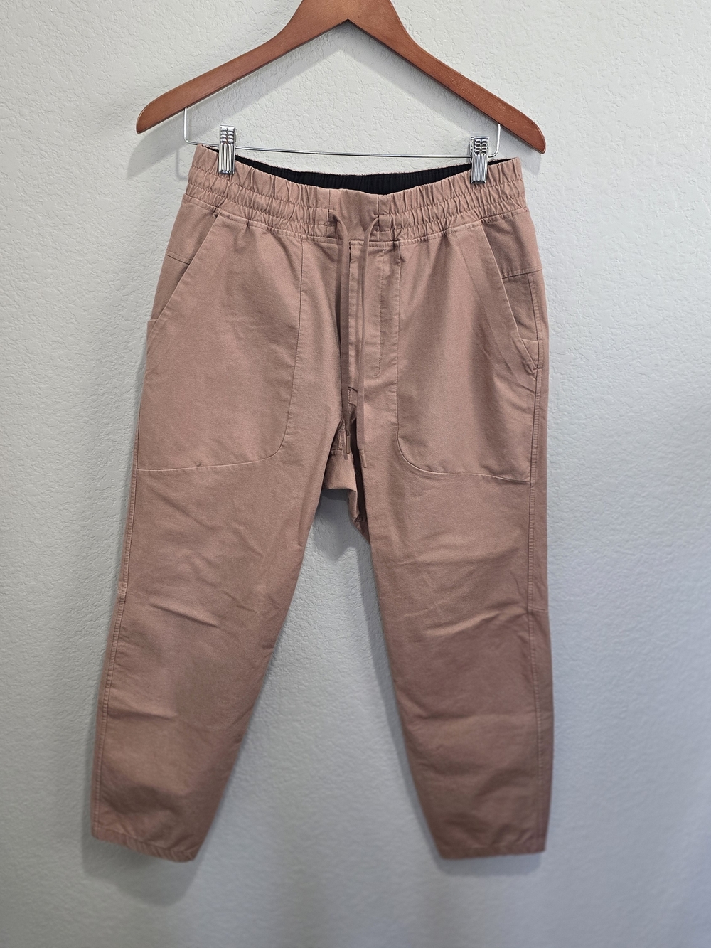 Lululemon ABC Relaxed Fit Crop Pull On Pants Men's Medium Cotton Blend Stretch